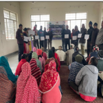 सामुदायिक केंद्र में किया स्वच्छता कार्यक्रम का आयोजन