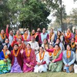 रामलीला का आयोजन करने वाली मातृशक्ति को मंत्री जोशी ने किया सम्मानित