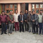 राजभवन घेराव को लेकर कांग्रेस कार्यकर्ताओं ने किया जनसंपर्क