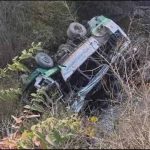 देहरादून के क्वानू मीनस मार्ग पर हुआ हादसा