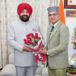 एलबीएस एकेडमी मसूरी के निदेशक ने राज्यपाल से की भेंट