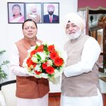 मुख्यमंत्री से नरेंद्र जीत सिंह बिंद्रा ने की भेंट