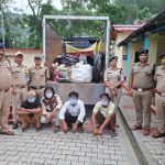 बिजली सामग्री चोरी करने के चार आरोपी गिरफ्तार