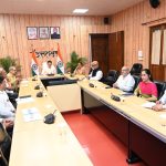 मुख्यमंत्री धामी ने उत्तराखंड क्रीड़ा विश्वविद्यालय गौलापार के निर्माण कार्यों की समीक्षा की