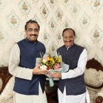 राम माधव और डॉ. ‘निशंक’ की हुई भेंट